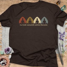 Lokah Samastah T Shirt Gift For Yoga Lover