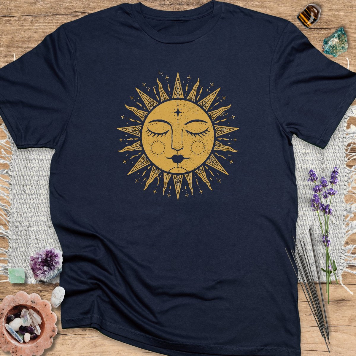 Mystic Sun T Shirt Gift For Yoga Lover