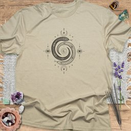Mystical Spiral Serpent T Shirt Gift For Yoga Lover