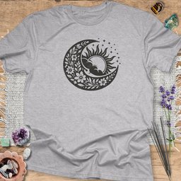 Mystic Sun And Moon T Shirt Gift For Yoga Lover