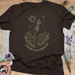 Nature Is My Medicine T Shirt Gift For Yoga Lover