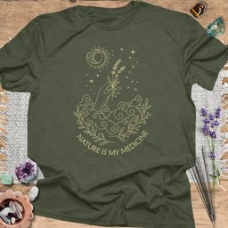 Nature Is My Medicine T Shirt Gift For Yoga Lover