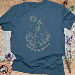 Nature Is My Medicine T Shirt Gift For Yoga Lover