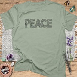Peace T Shirt Gift For Yoga Lover