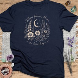 Where Flowers Bloom T Shirt Gift For Yoga Lover