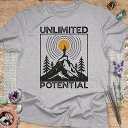 Unlimited Potential Yoga T Shirt Gift For Yoga Lover