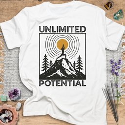 Unlimited Potential Yoga T Shirt Gift For Yoga Lover