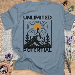 Unlimited Potential Yoga T Shirt Gift For Yoga Lover