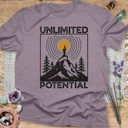 Unlimited Potential Yoga T Shirt Gift For Yoga Lover