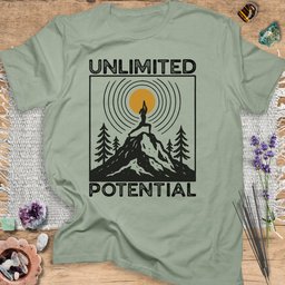 Unlimited Potential Yoga T Shirt Gift For Yoga Lover