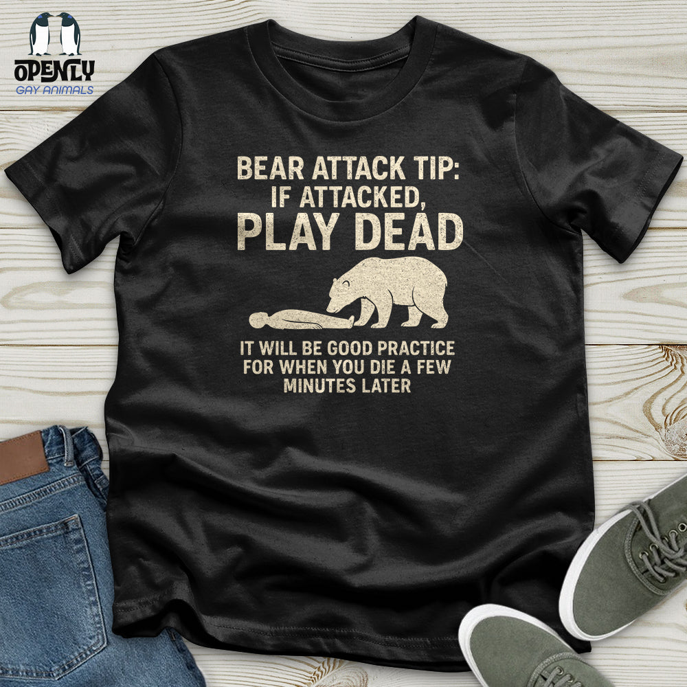 Bear Attack Tip Softstyle Tee Gift For Animal Lover