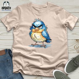 Angry Bird Unisex T Shirt Gift For Animal Lover