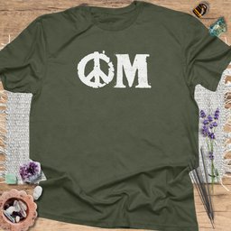 Peace Om T Shirt Gift For Yoga Lover