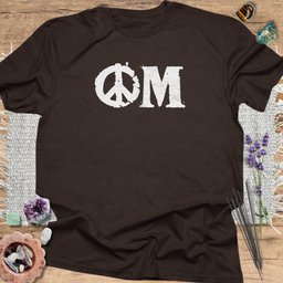 Peace Om T Shirt Gift For Yoga Lover