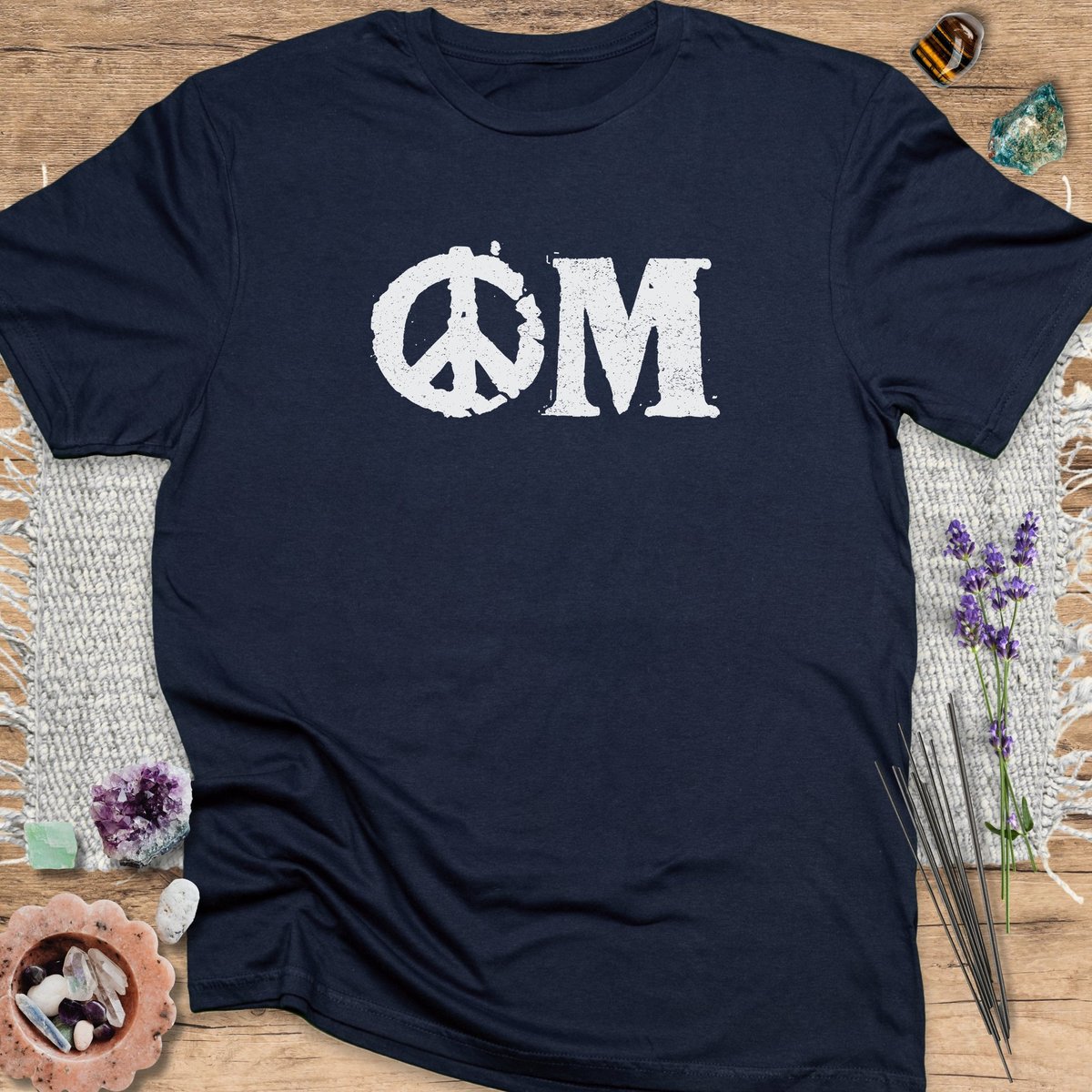 Peace Om T Shirt Gift For Yoga Lover
