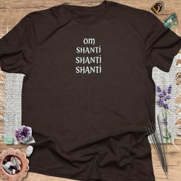 Om Shanti T Shirt Gift For Yoga Lover
