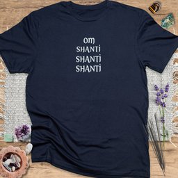 Om Shanti T Shirt Gift For Yoga Lover