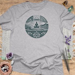 Ocean Zen T Shirt Gift For Yoga Lover