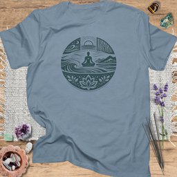 Ocean Zen T Shirt Gift For Yoga Lover