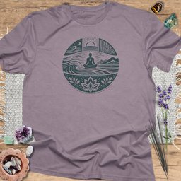 Ocean Zen T Shirt Gift For Yoga Lover