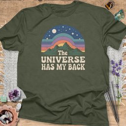 The Universe Has My Back T Shirt Gift For Yoga Lover