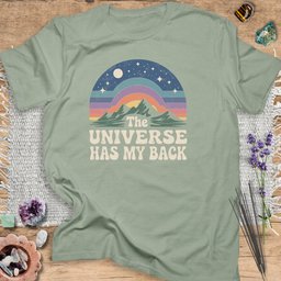 The Universe Has My Back T Shirt Gift For Yoga Lover