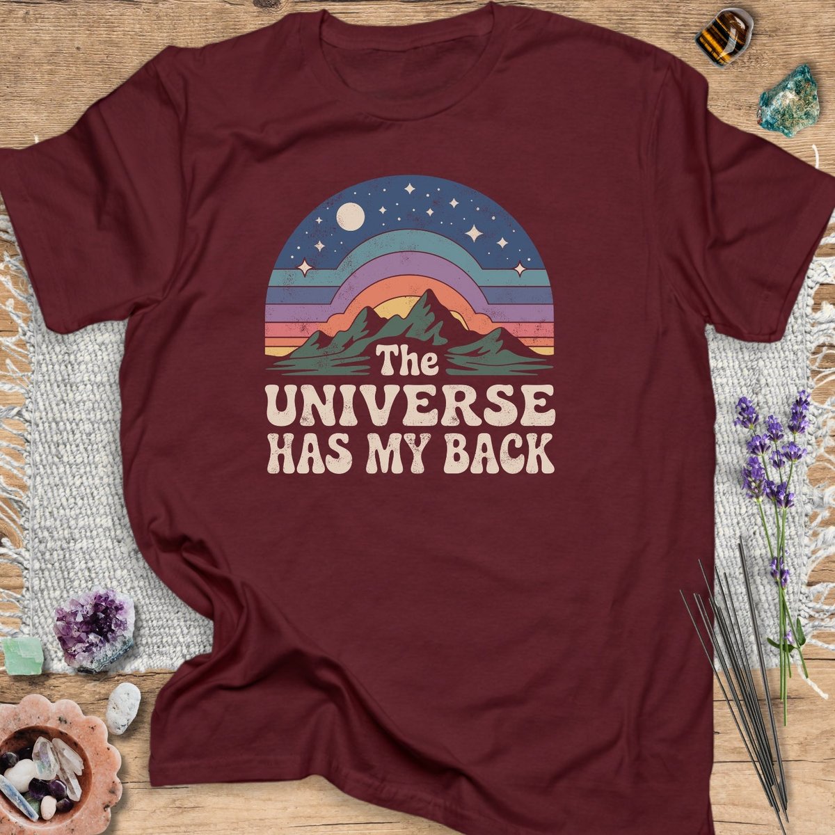 The Universe Has My Back T Shirt Gift For Yoga Lover