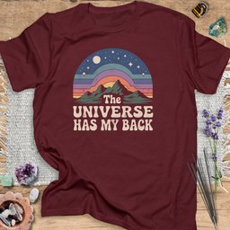 The Universe Has My Back T Shirt Gift For Yoga Lover