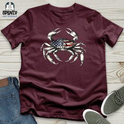 American Crab Unisex T Shirt Gift For Animal Lover