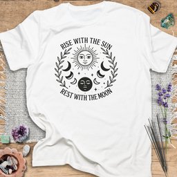 Rest With The Moon T Shirt Gift For Yoga Lover