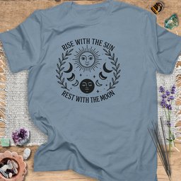 Rest With The Moon T Shirt Gift For Yoga Lover