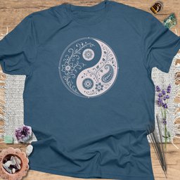 Yin Yang Paisley T Shirt Gift For Yoga Lover