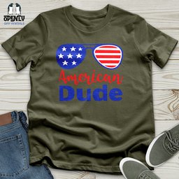 American Dude Unisex T Shirt Gift For Animal Lover