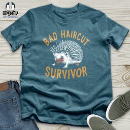 Bad Haircut Survivor Unisex T Shirt Gift For Animal Lover