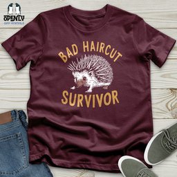 Bad Haircut Survivor Unisex T Shirt Gift For Animal Lover
