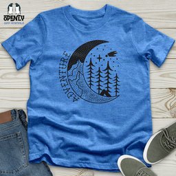 Adventure Moon Unisex T Shirt Gift For Animal Lover