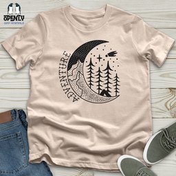 Adventure Moon Unisex T Shirt Gift For Animal Lover