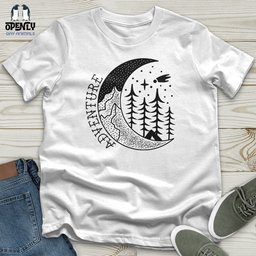 Adventure Moon Unisex T Shirt Gift For Animal Lover