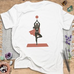 Superhero Yogi T Shirt Gift For Yoga Lover