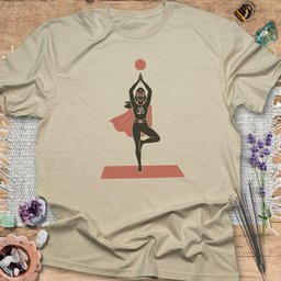 Superhero Yogi T Shirt Gift For Yoga Lover
