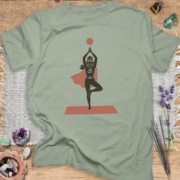 Superhero Yogi T Shirt Gift For Yoga Lover