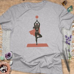 Superhero Yogi T Shirt Gift For Yoga Lover