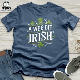 A Wee Bit Irish Unisex T Shirt Gift For Animal Lover