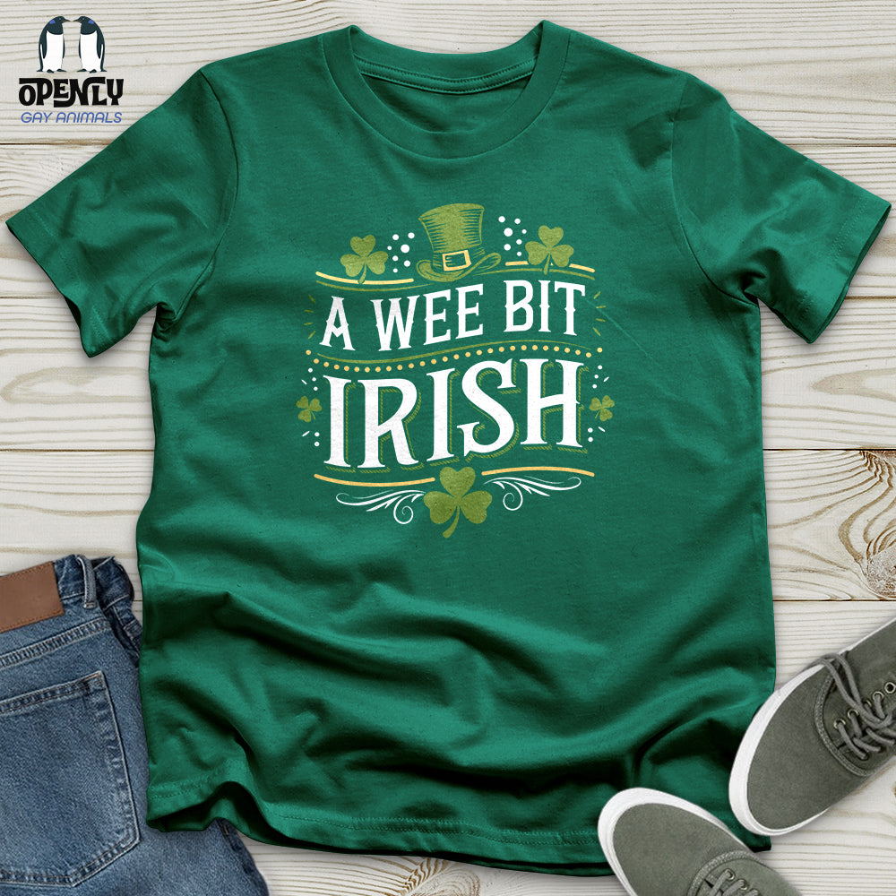 A Wee Bit Irish Unisex T Shirt Gift For Animal Lover