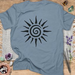Sun Spiral T Shirt Gift For Yoga Lover