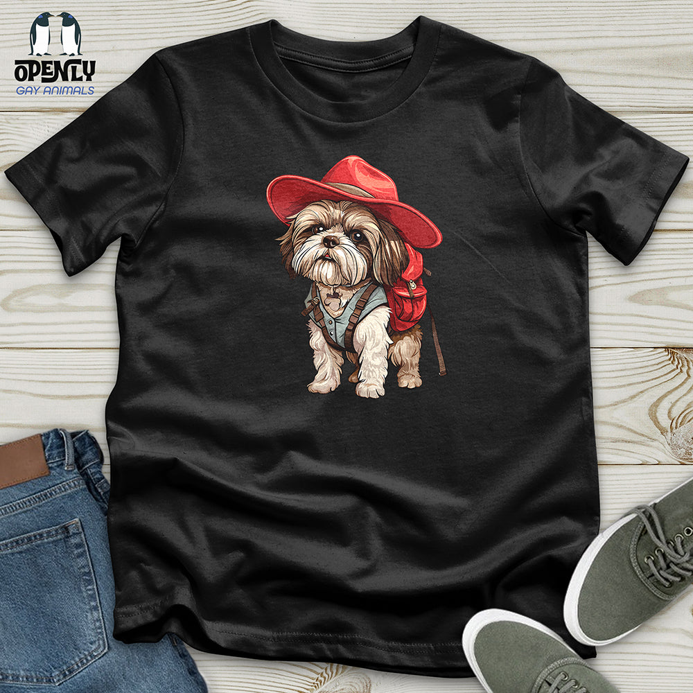 Adventurous Canine Explorer Unisex T Shirt Gift For Animal Lover