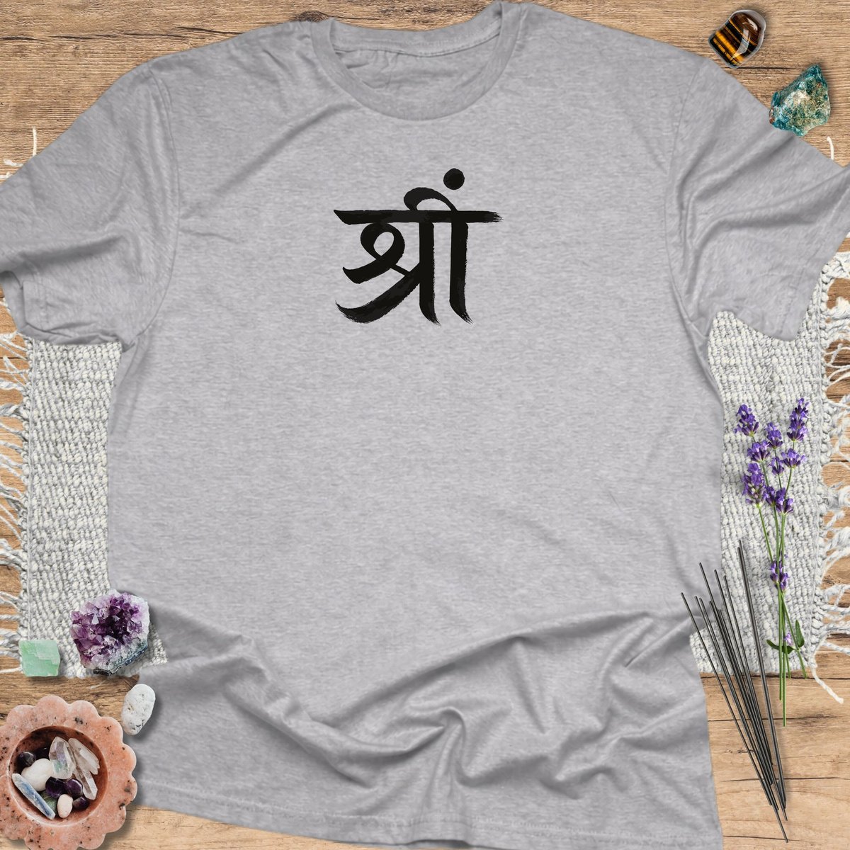 Sanskrit Shrim T Shirt Gift For Yoga Lover