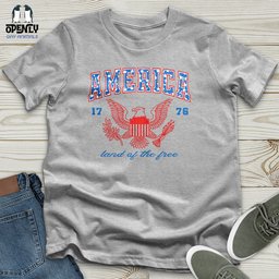 America Land Of The Free 02 Unisex T Shirt Gift For Animal Lover