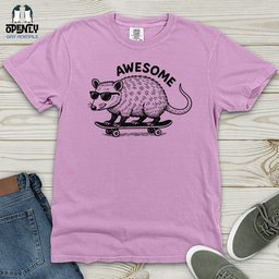 Awesome Opossum Heavy Cotton Comfort Colors Tee Gift For Animal Lover
