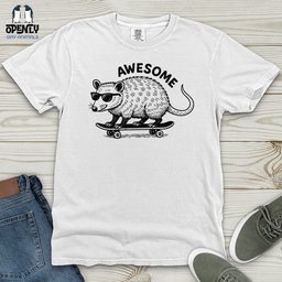 Awesome Opossum Heavy Cotton Comfort Colors Tee Gift For Animal Lover
